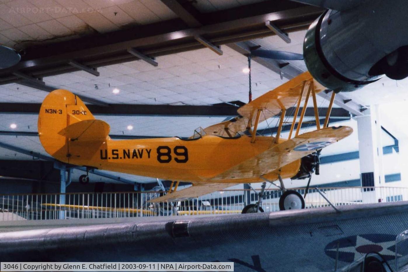 3046, Naval Aircraft Factory N3N-3 C/N Not found 3046, Yellow Peril at the National Museum of Naval Aviation