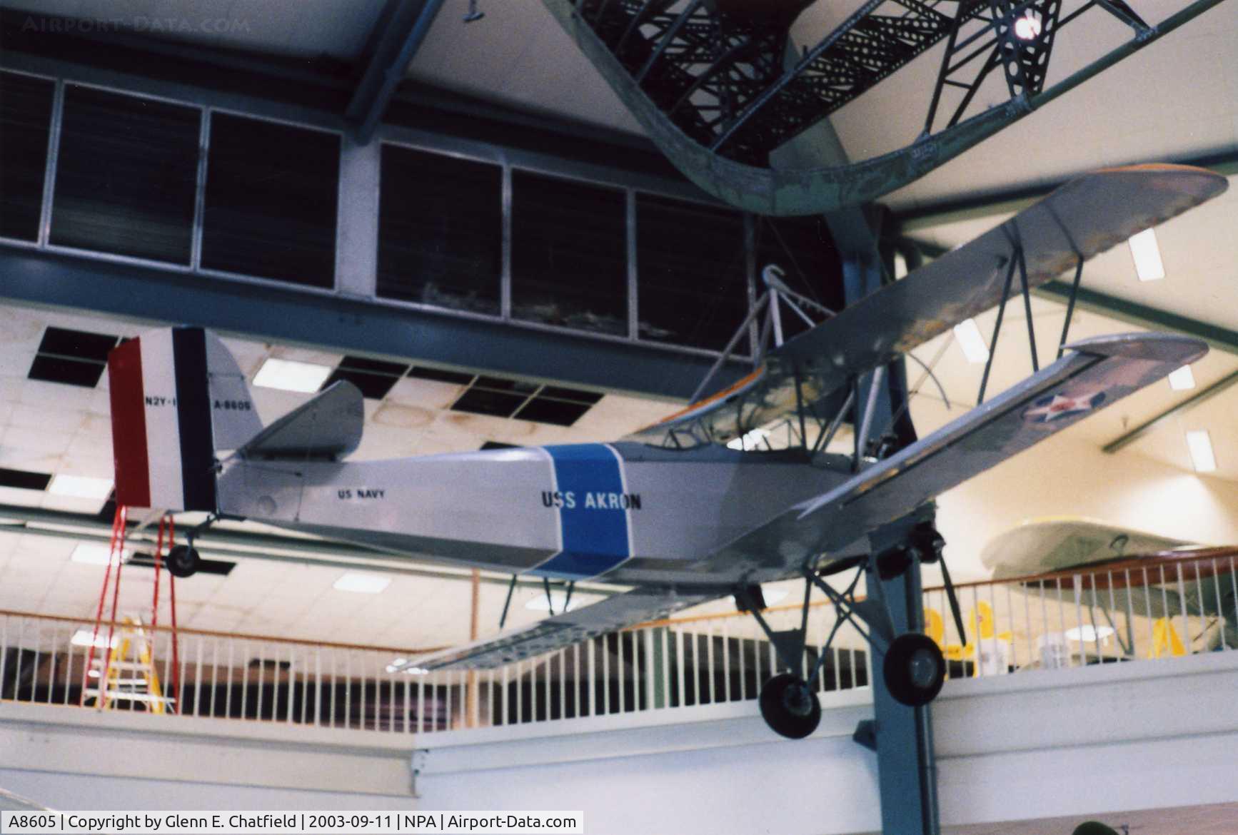A8605, 1929 Consolidated N2Y-1 C/N Not found A8605, N2Y-1 at the National Museum of Naval Aviation