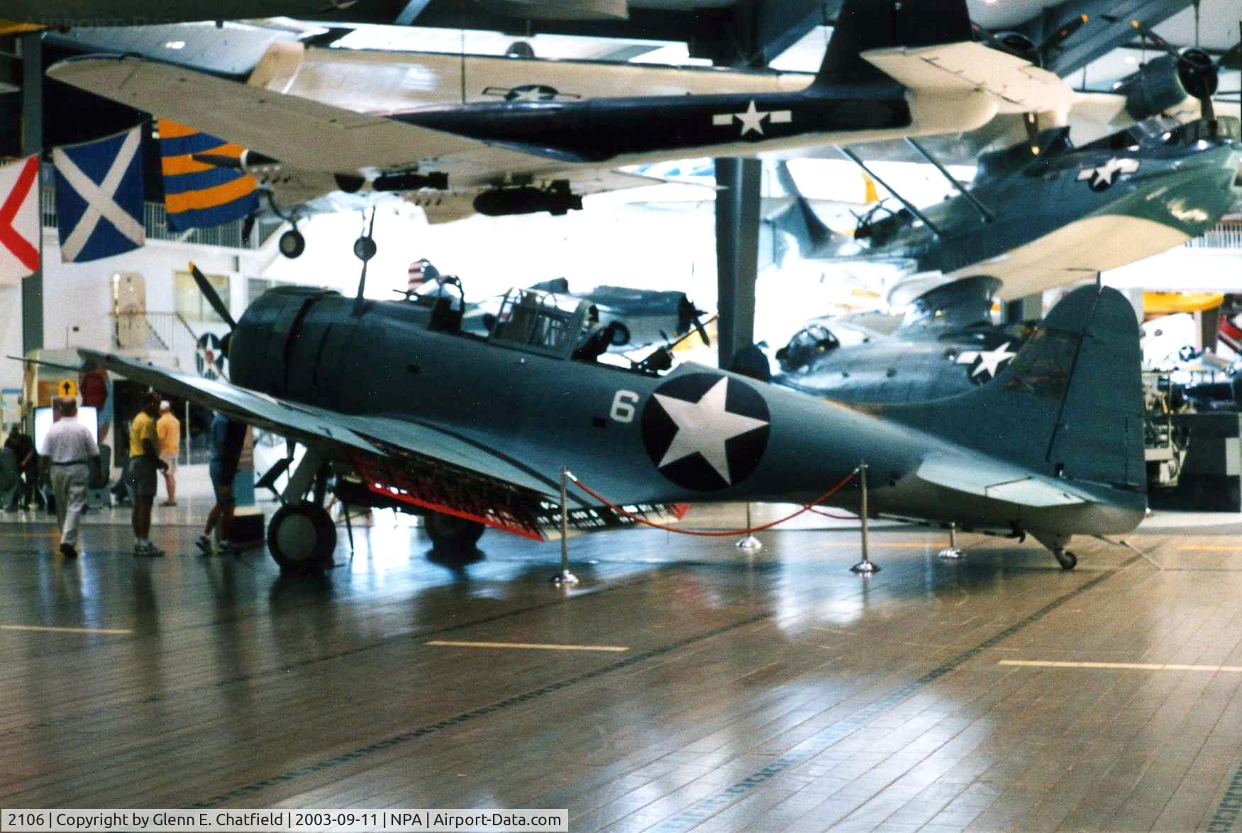 2106, 1940 Douglas SBD-2 Dauntless C/N 632, SBD-2 at the National Museum of Naval Aviation