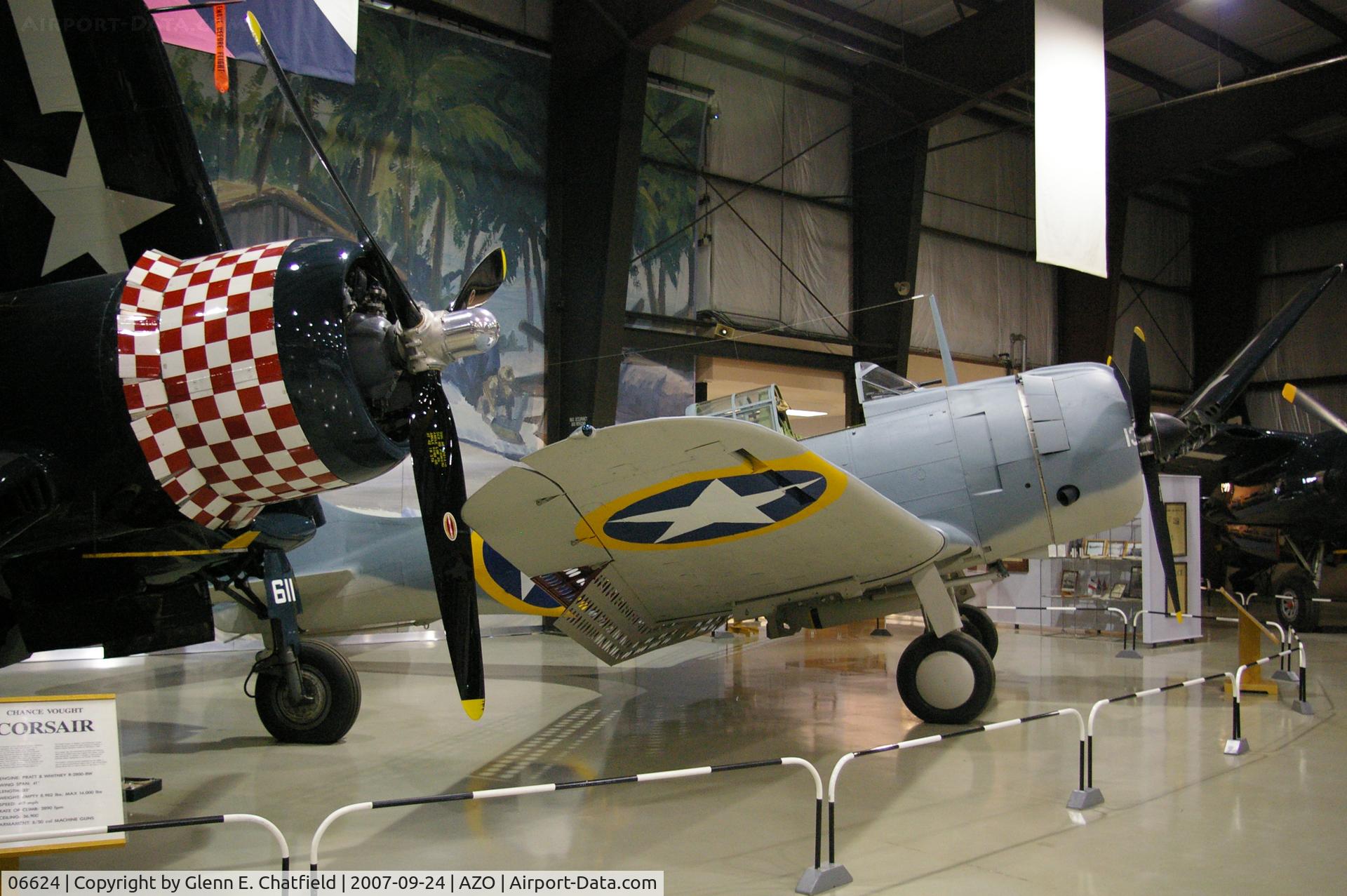 06624, Douglas SBD-3 Dauntless C/N 1439, SBD-3 at the Kalamazoo Air Zoo.  Found in Lake Michigan