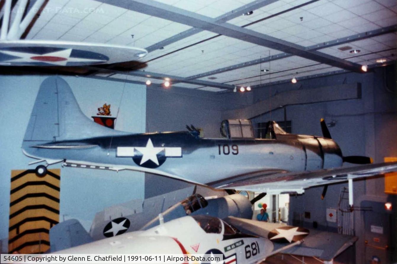 54605, Douglas SBD-6 Dauntless C/N 6119, SBD-6 at the National Air & Space Museum