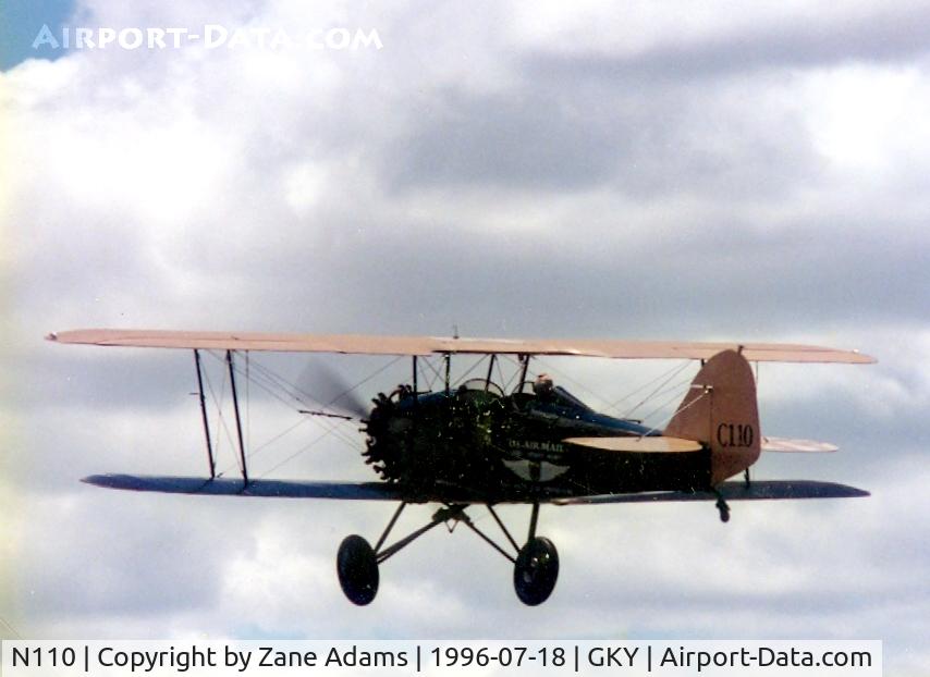 N110, 1926 Laird Whirlwind C/N 149, Takeoff! From Arlington Municipal
