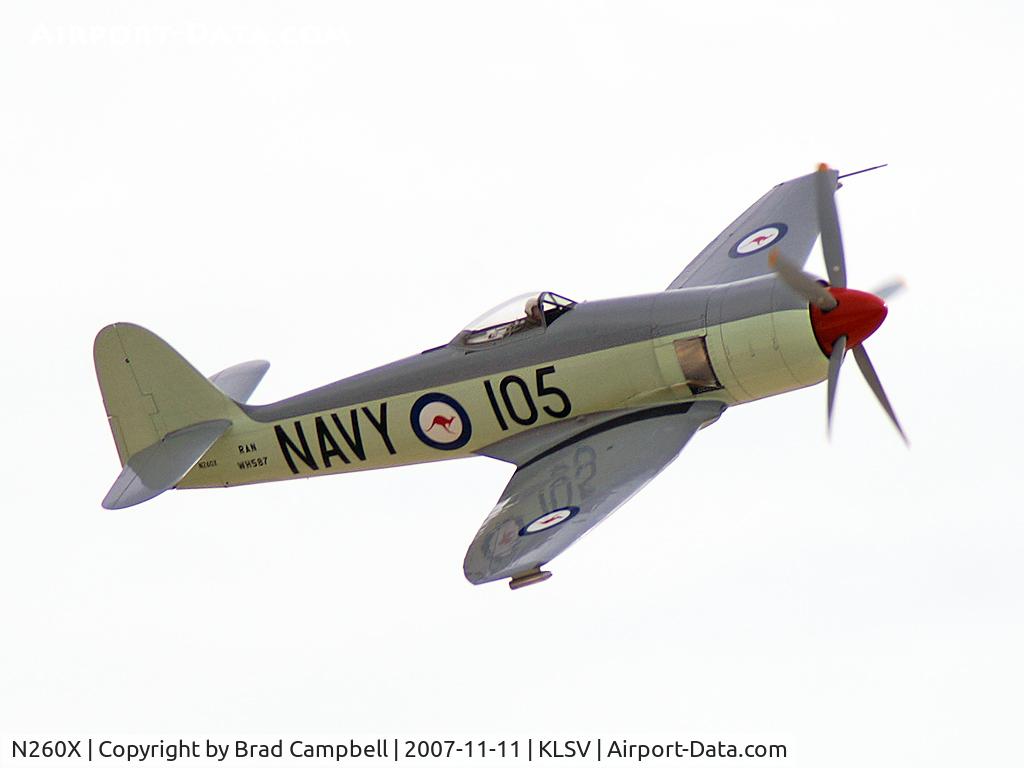 N260X, 1951 Hawker Sea Fury FB11 C/N 41H/636334, Getchell Aircraft - San Jose, California / 1951 Hawker Mk II Sea Fury