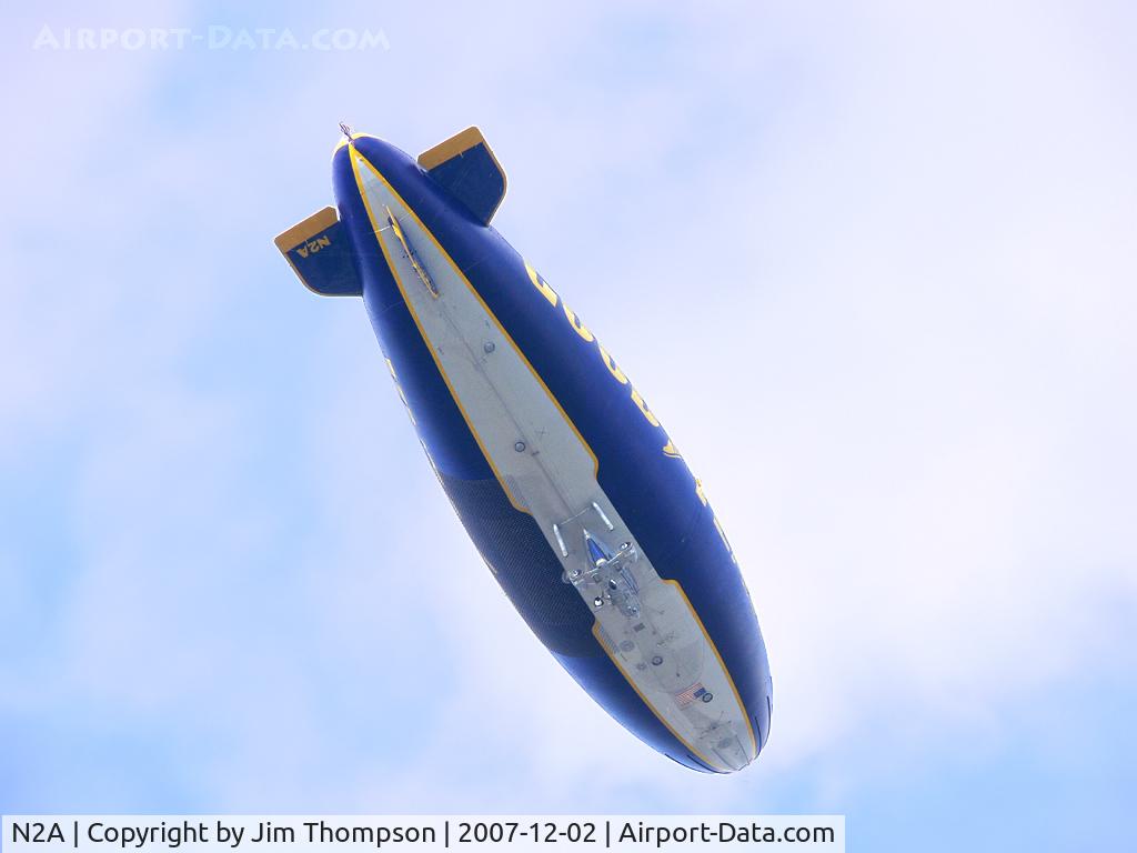 N2A, 1983 Goodyear GZ-20A C/N 4119, Taken over Orlando, Panasonic Lumix FZ30 420mm