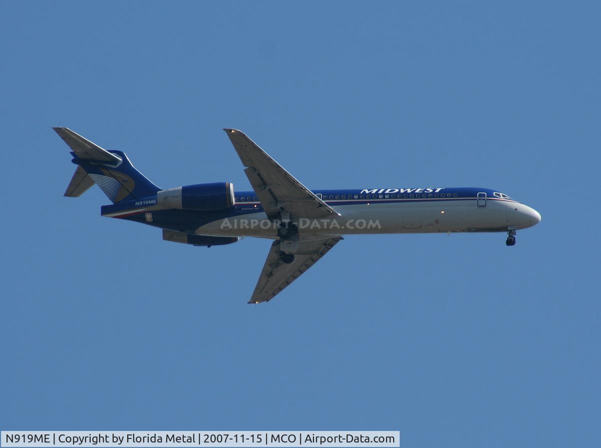 N919ME, 2004 Boeing 717-200 C/N 55181, Midwest