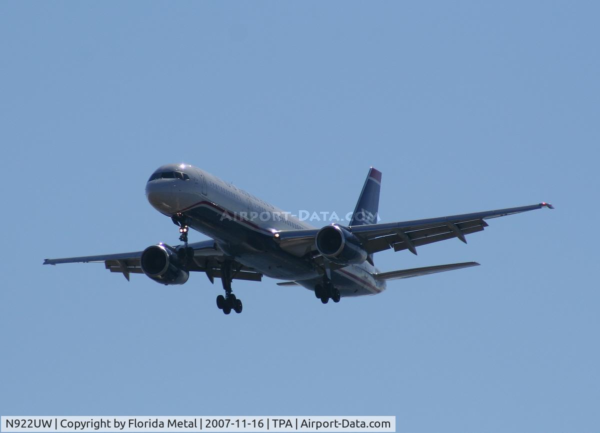 N922UW, 1983 Boeing 757-225 C/N 22202, US Airways