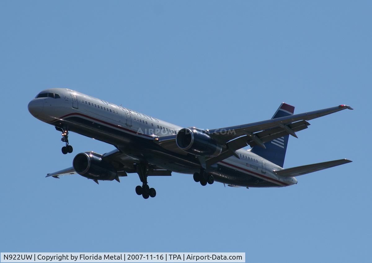 N922UW, 1983 Boeing 757-225 C/N 22202, US Airways