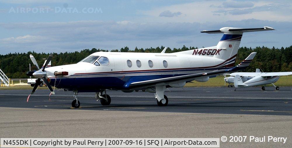N455DK, 1998 Pilatus PC-12/45 C/N 194, Closer to the Pilatus.  Pretty girl