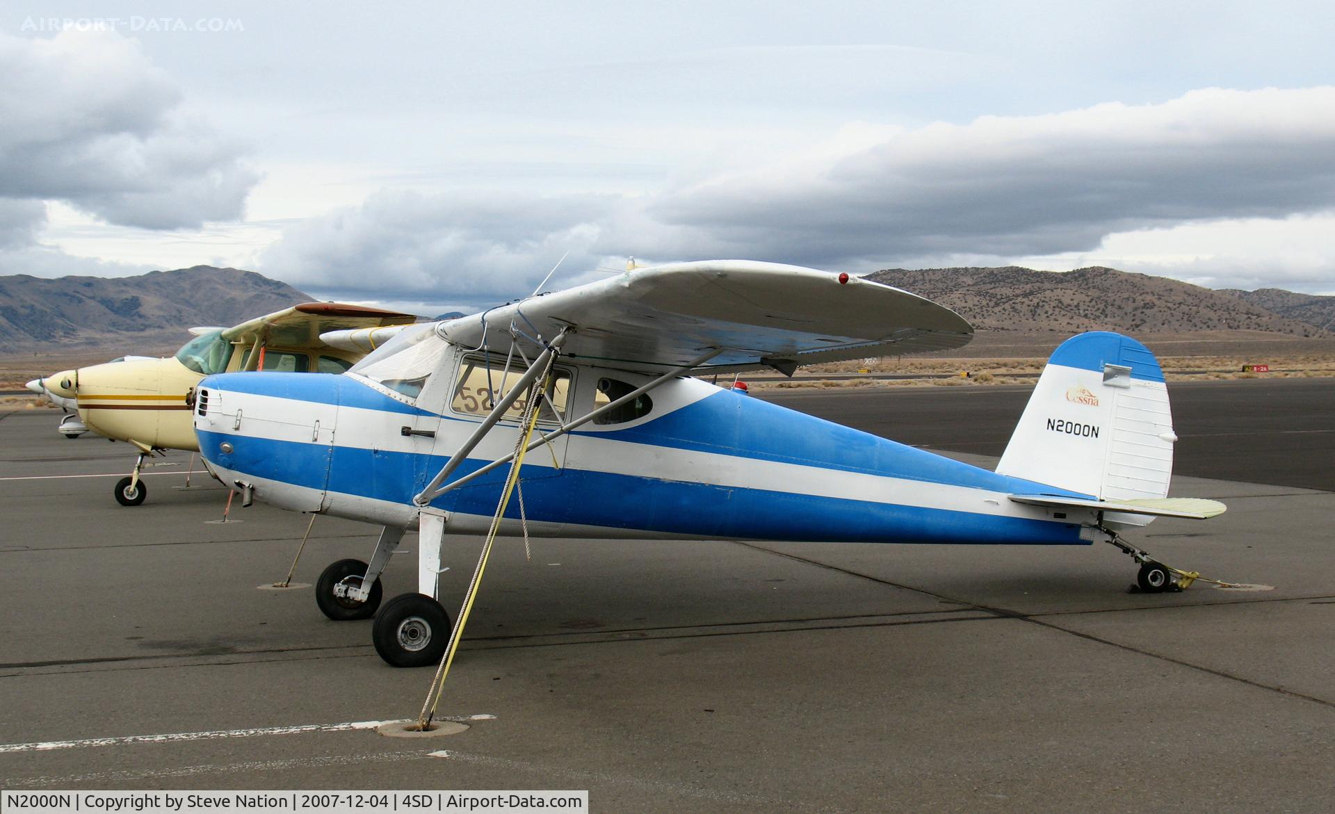 N2000N, 1947 Cessna 140 C/N 12236, 1947 Cessna 140 (no prop) @ Reno-Stead