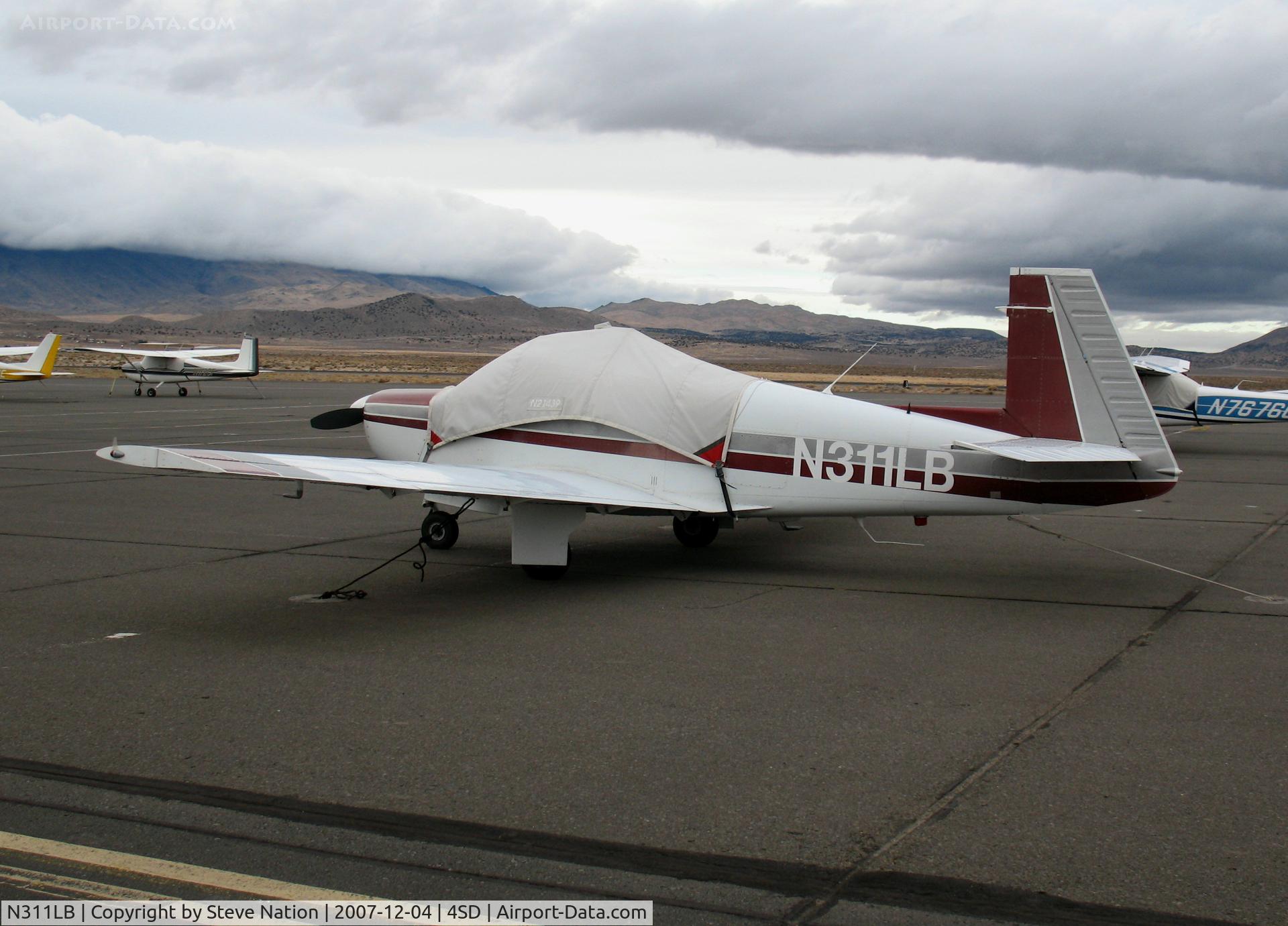 N311LB, 1969 Mooney M20F Executive C/N 700014, 1969 Mooney M20F with cover @ Reno-Stead