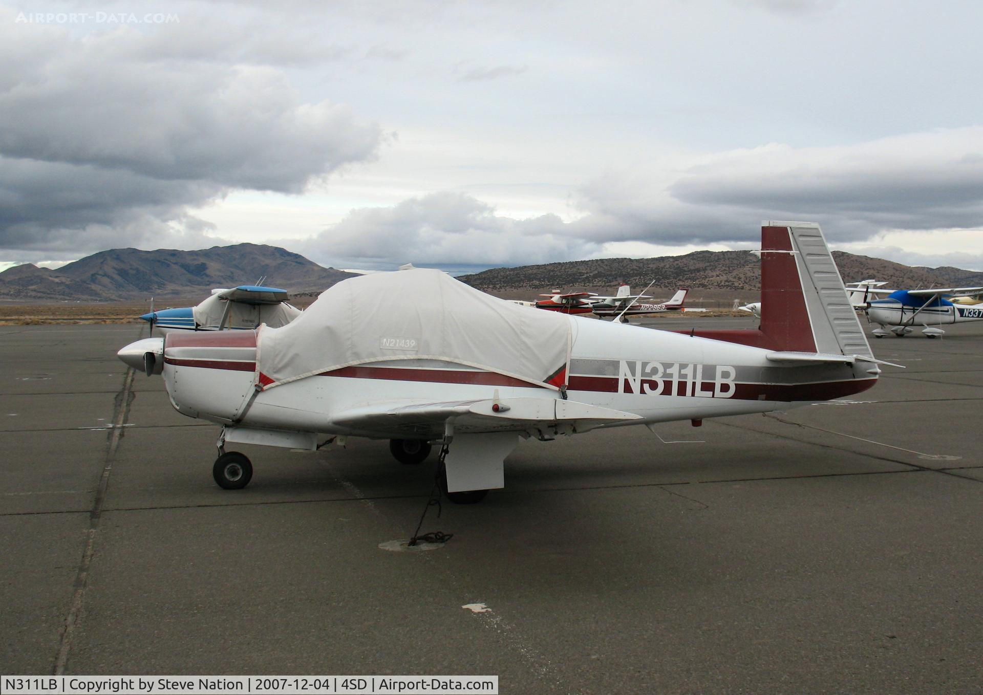 N311LB, 1969 Mooney M20F Executive C/N 700014, 1969 Mooney M20F with cover @ Reno-Stead