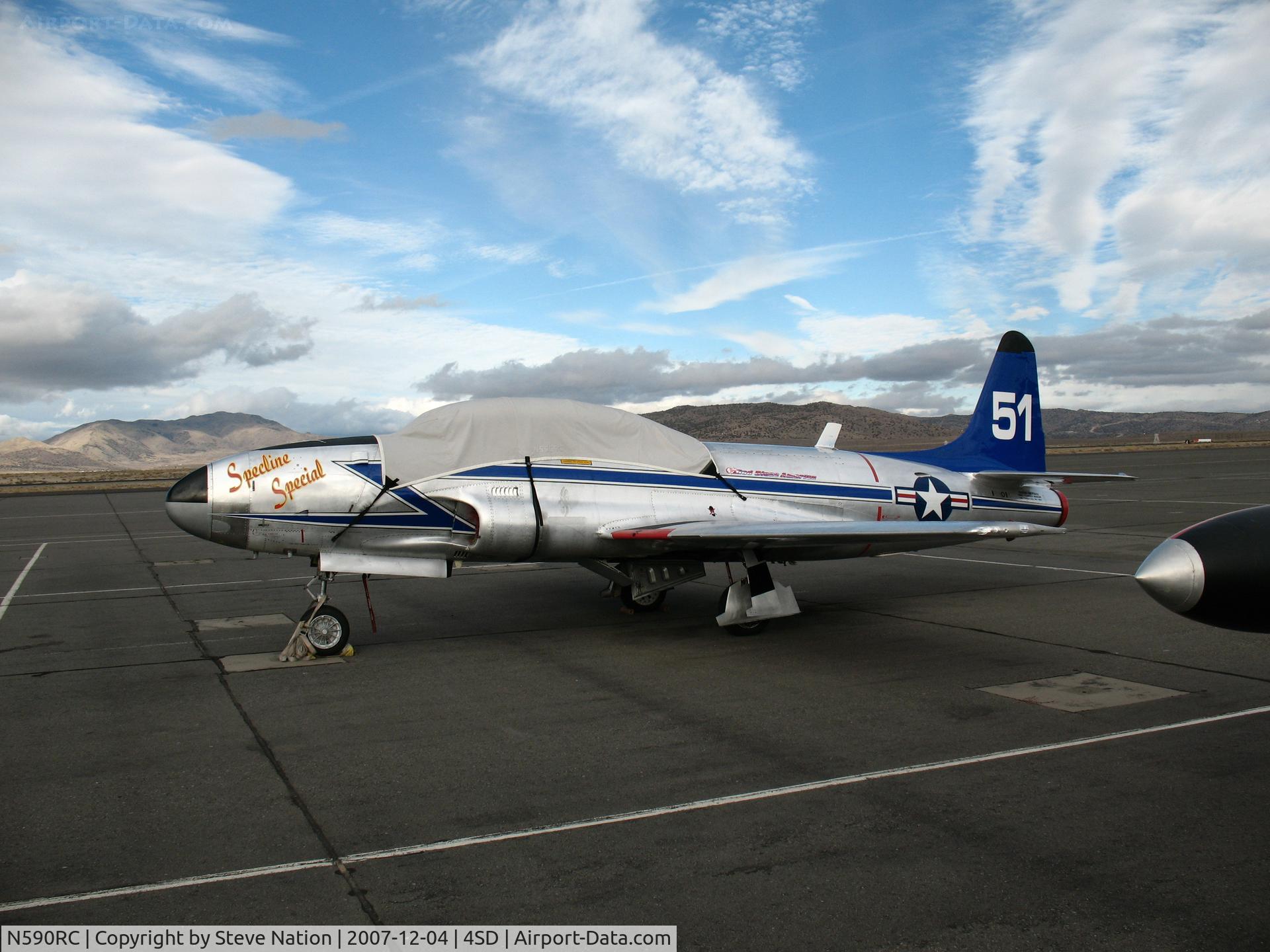 N590RC, 1957 Canadair T-33AN Silver Star 3 C/N T33-590, Specline 1957 Canadair CT-133 