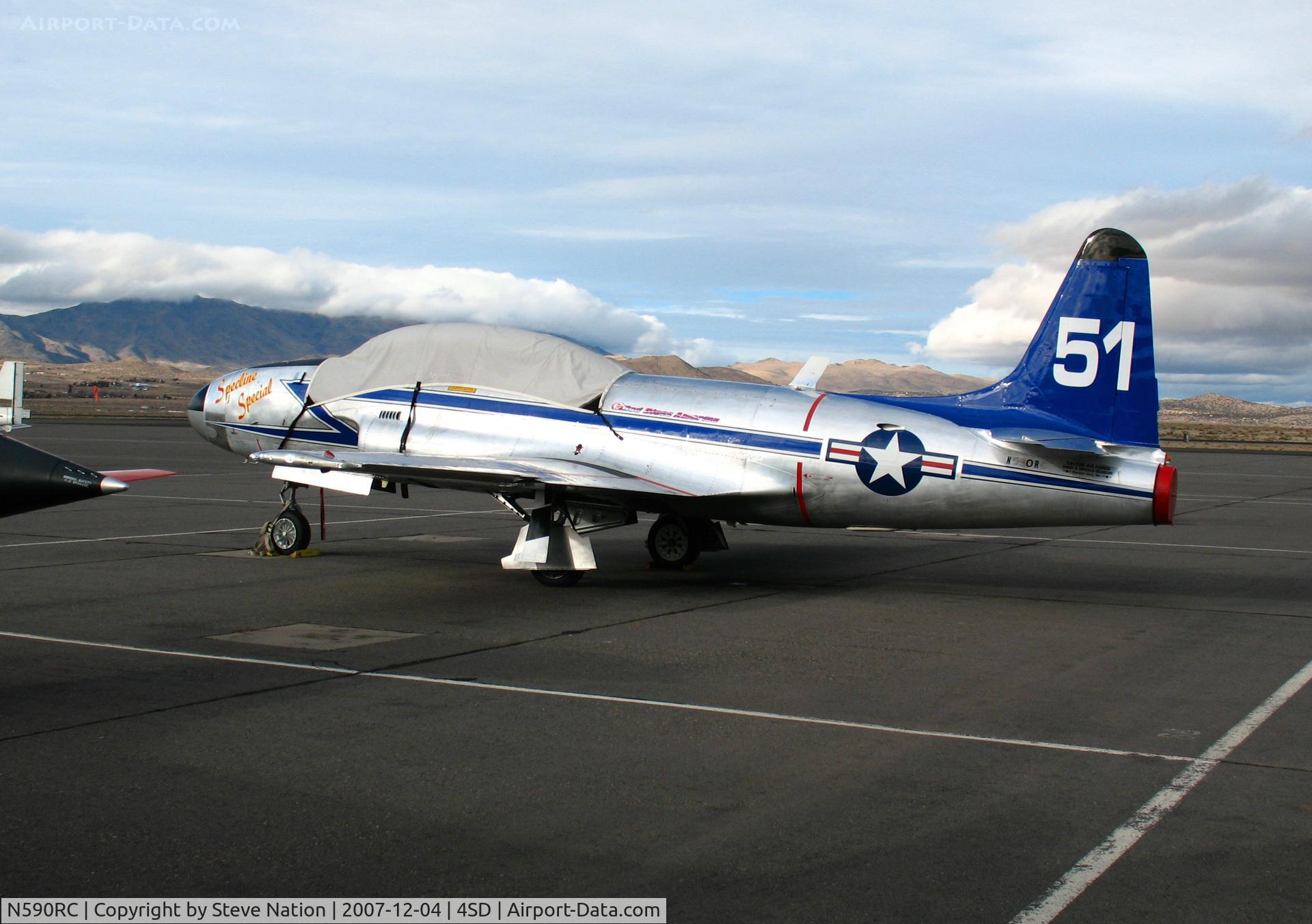 N590RC, 1957 Canadair T-33AN Silver Star 3 C/N T33-590, Specline 1957 Canadair CT-133 