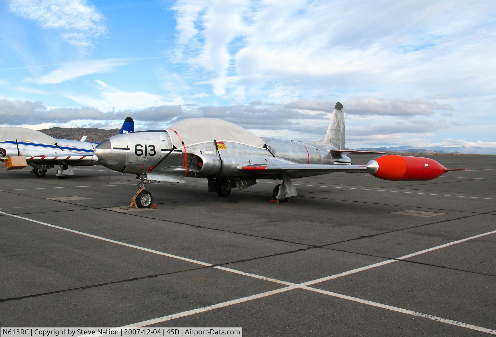 N613RC, Canadair CT-133AN Silver Star 3 C/N 21613, Cactus Air Force Canadair CT-133 with nose probe @ Reno-Stead