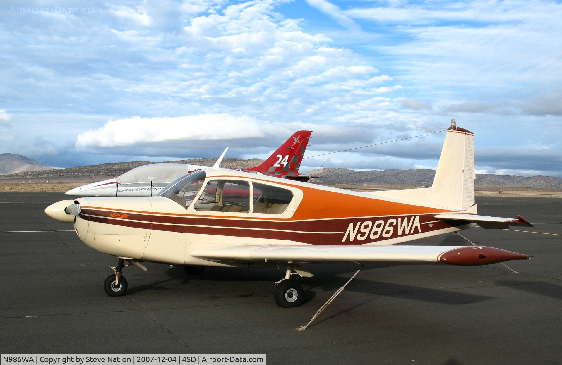 N986WA, 1967 SIAI-Marchetti S-205-22R C/N 386, 1967 Siai-Marchetti S.205/22R @ Reno-Stead