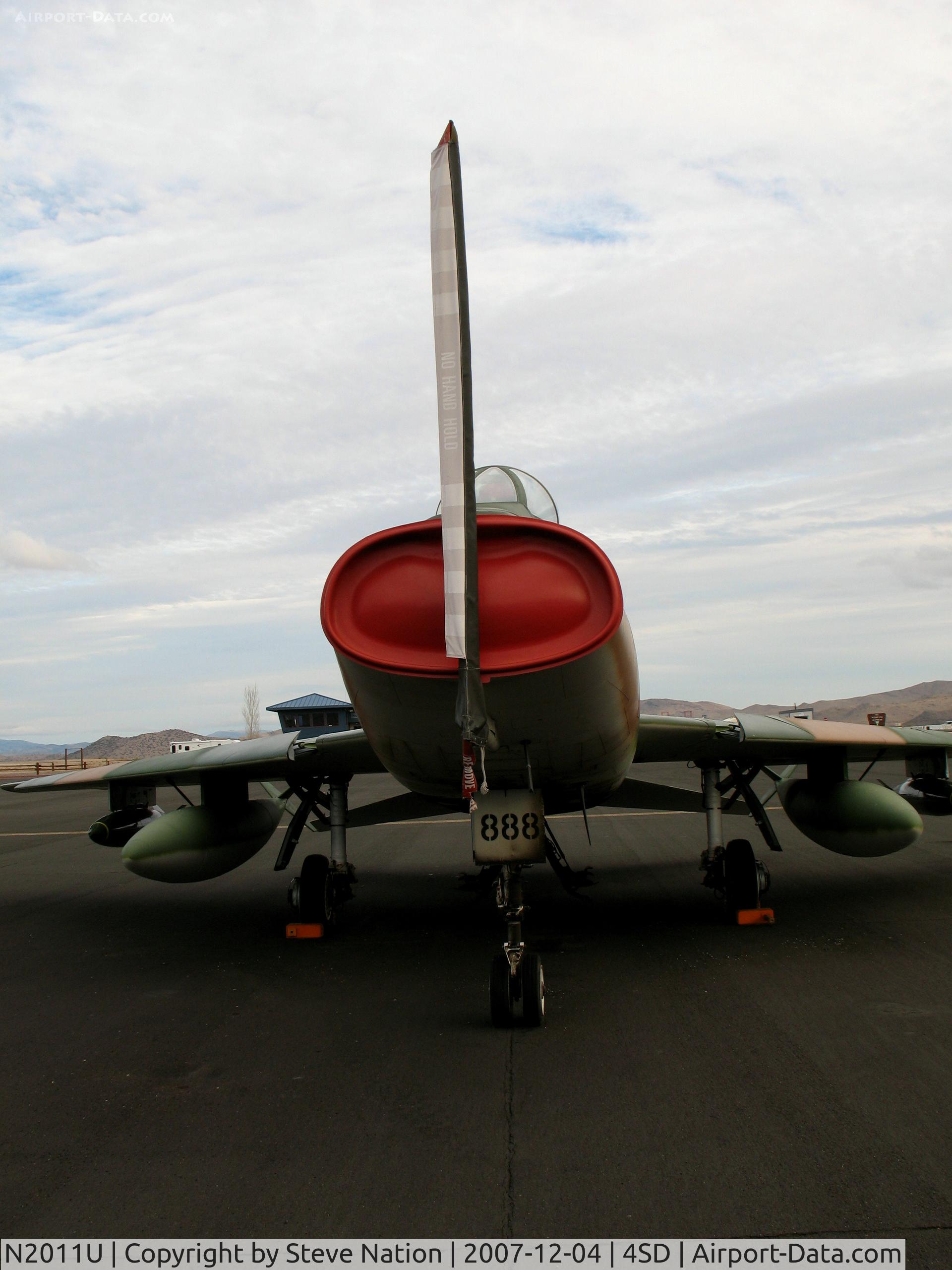 N2011U, 1955 North American F-100D Super Sabre C/N 224-155, North American F-100D 0-52888 Vietnam camo @ Reno-Stead