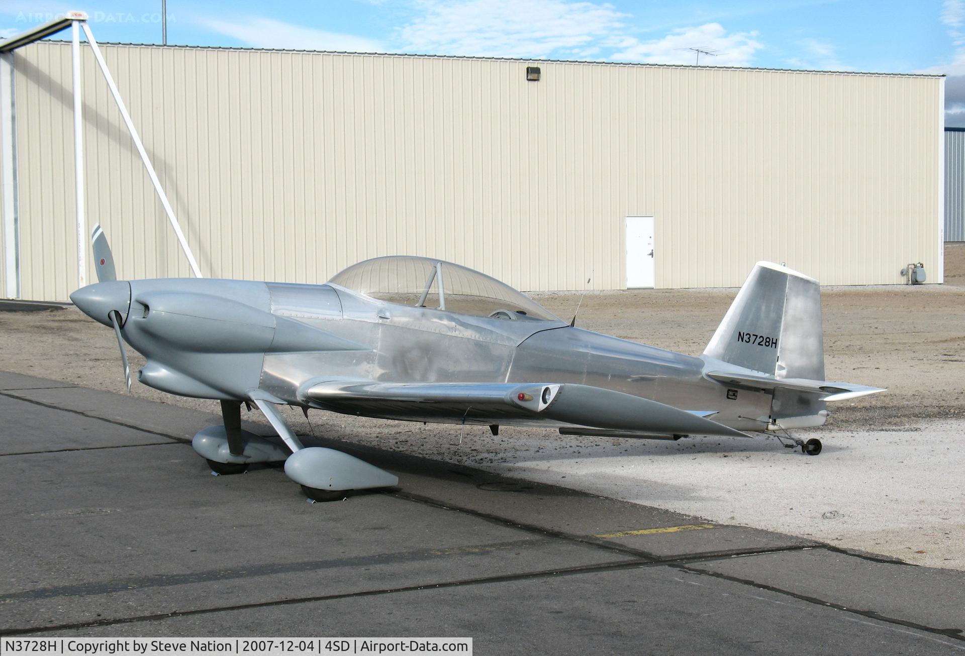 N3728H, 1996 Vans RV-4 C/N 3566, All silver 1996 VANS ACF RV-4 @ Reno-Stead