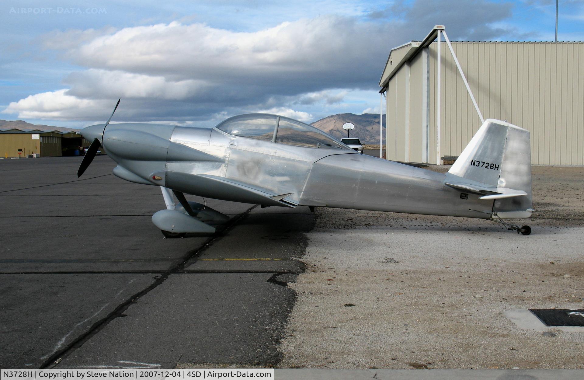N3728H, 1996 Vans RV-4 C/N 3566, All silver 1996 VANS ACF RV-4 @ Reno-Stead