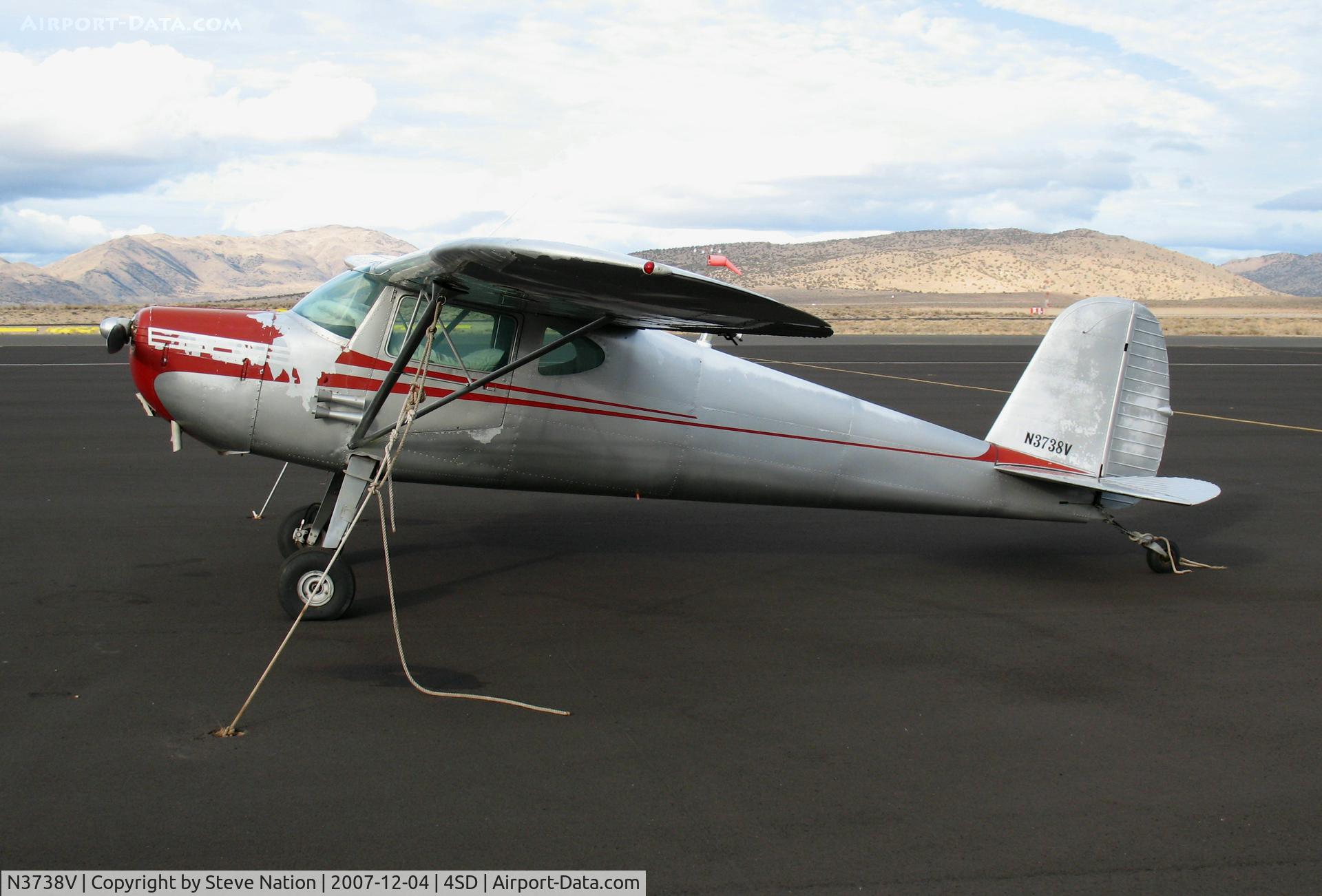N3738V, 1948 Cessna 140 C/N 15015, 1948 Cessna 140 @ Reno-Stead