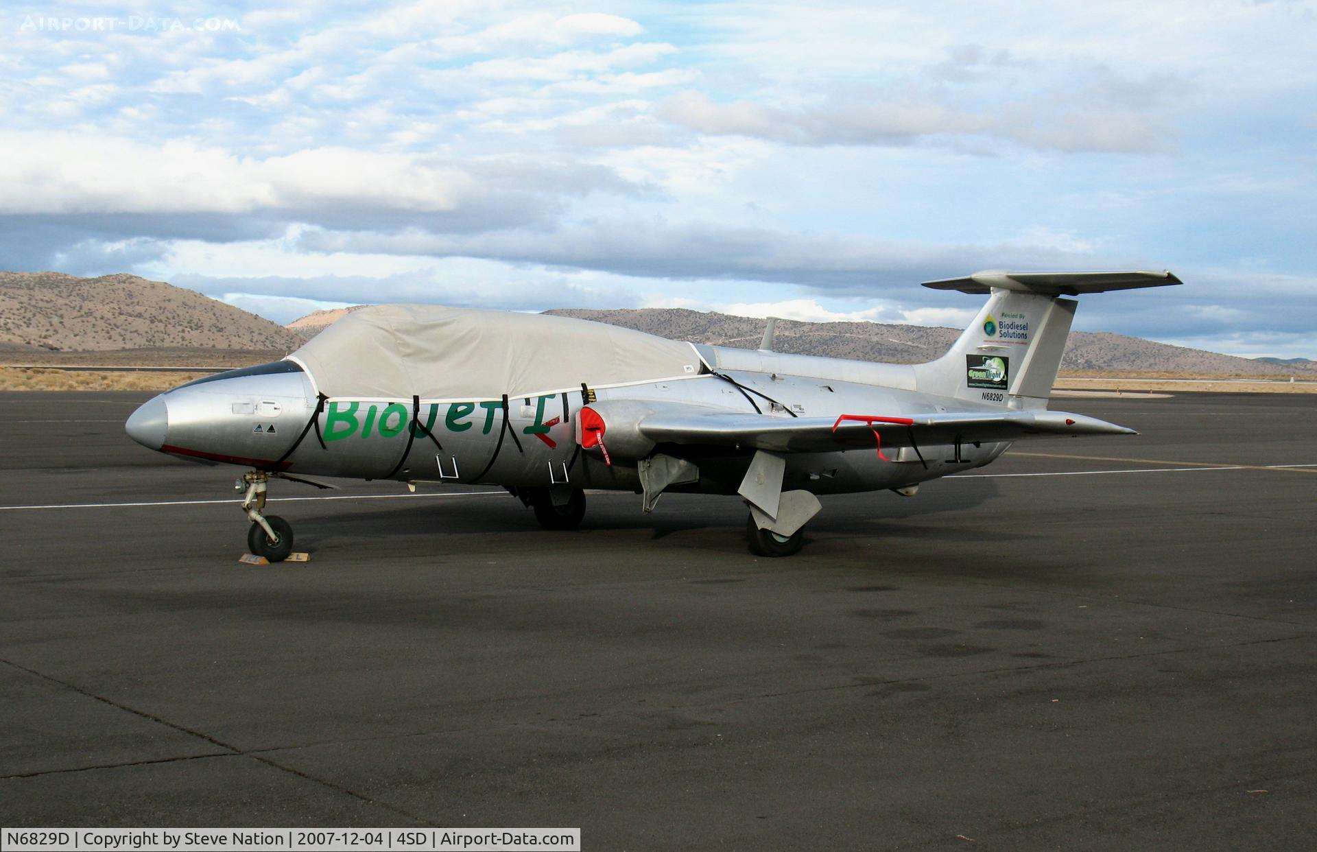 N6829D, 1968 Aero L-29 Delfin C/N 893141, Greenflight/BIOJET I 1968 L-29 Delfin (biofueled for real?) @ Reno-Stead