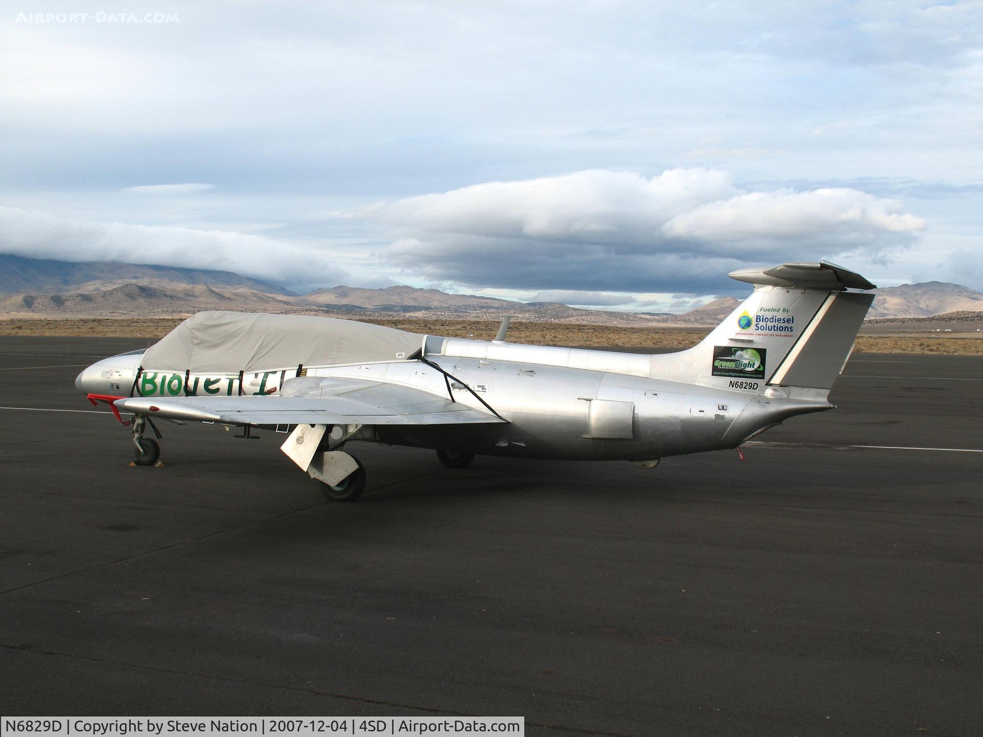 N6829D, 1968 Aero L-29 Delfin C/N 893141, Greenflight/BIOJET I 1968 L-29 Delfin (biofueled for real?) @ Reno-Stead