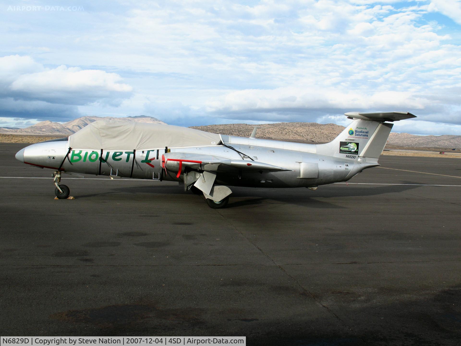 N6829D, 1968 Aero L-29 Delfin C/N 893141, Greenflight/BIOJET I 1968 L-29 Delfin (biofueled for real?) @ Reno-Stead