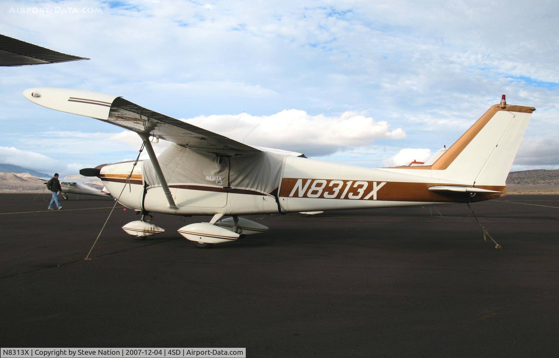 N8313X, 1961 Cessna 172C C/N 17248813, 1961 Cessna 172C with cover @ Reno-Stead