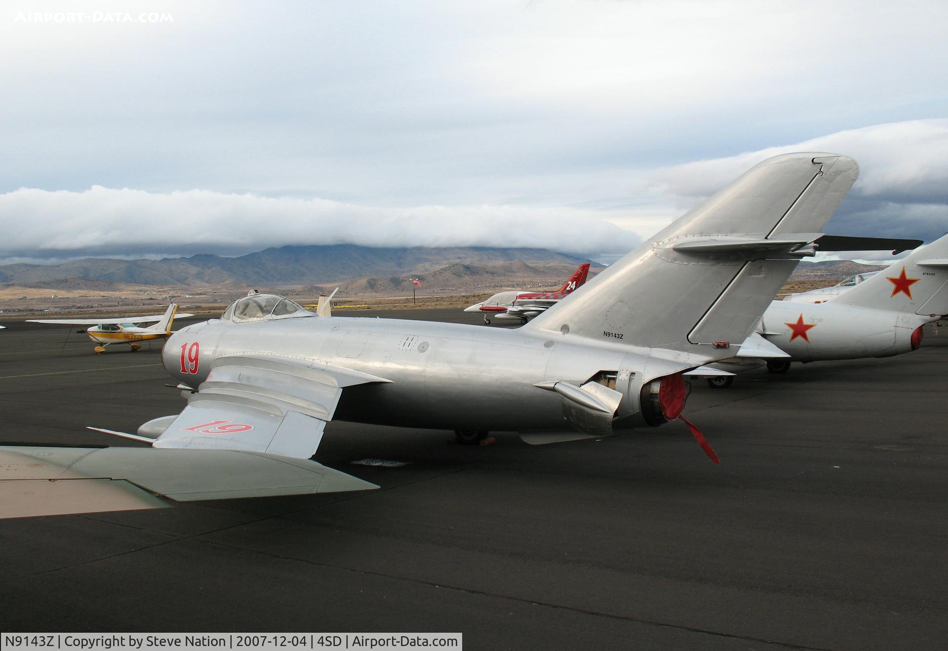 N9143Z, 1959 PZL-Mielec Lim-5 (MiG-17F) C/N 1C1707, Easy Jet 1959 LIM-5 (MIG-19) #19 @ Reno-Stead