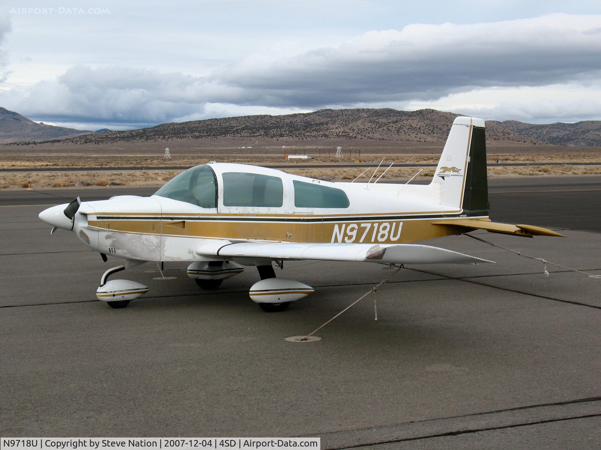 N9718U, 1976 Grumman American AA-5A Cheetah C/N AA5A-0118, 1976 Grumman American Avn. Corp. AA-5A @ Reno-Stead
