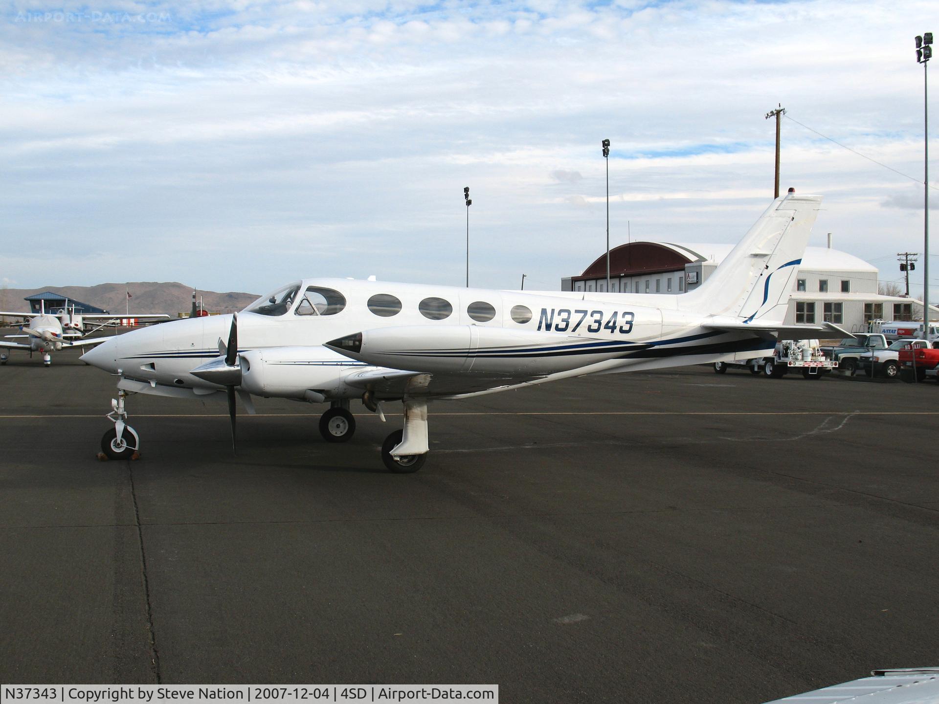 N37343, 1977 Cessna 340A C/N 340A0358, Bay Area Transport 1977 Cessna 340A @ Reno-Stead