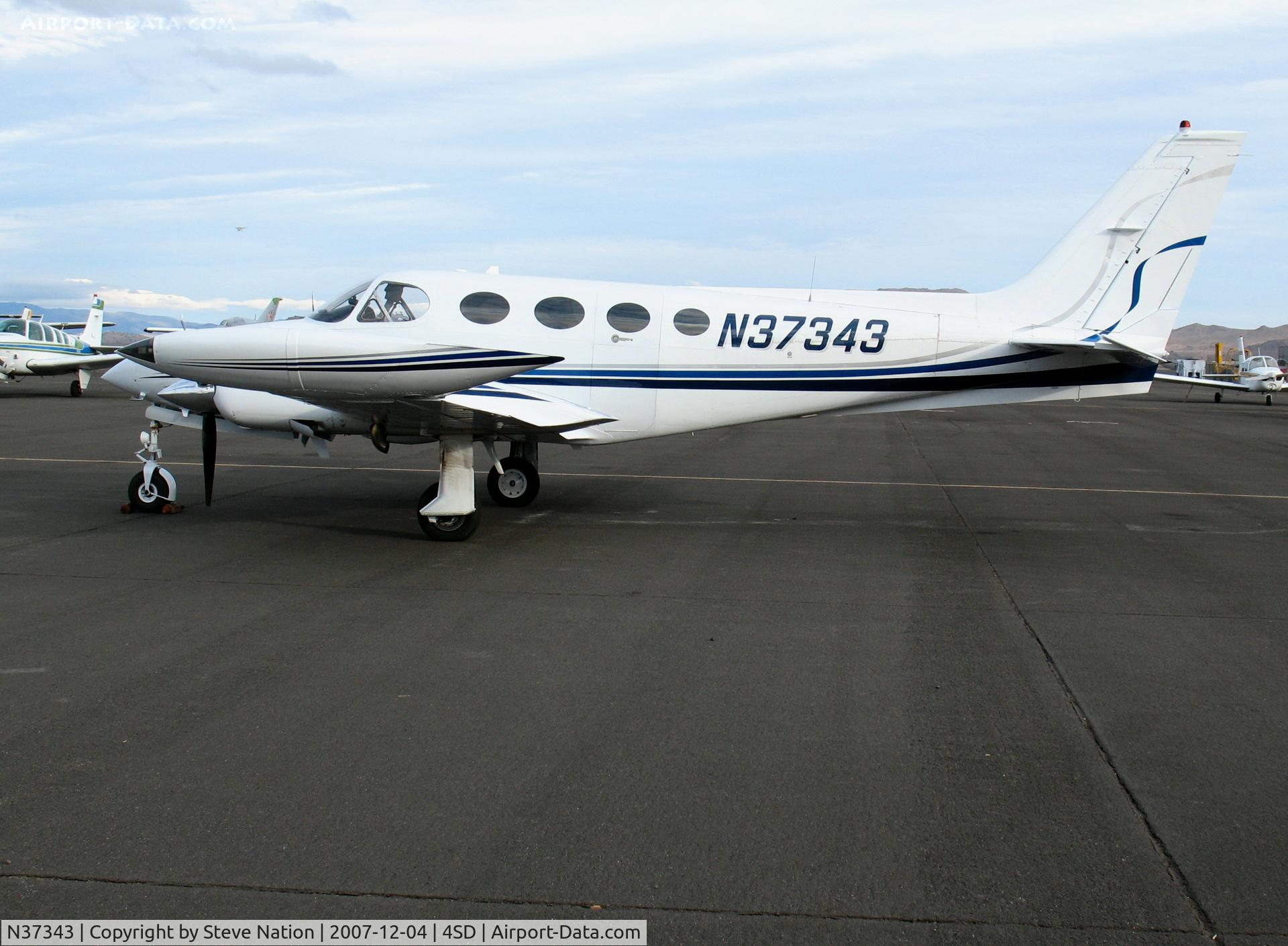 N37343, 1977 Cessna 340A C/N 340A0358, Bay Area Transport 1977 Cessna 340A @ Reno-Stead