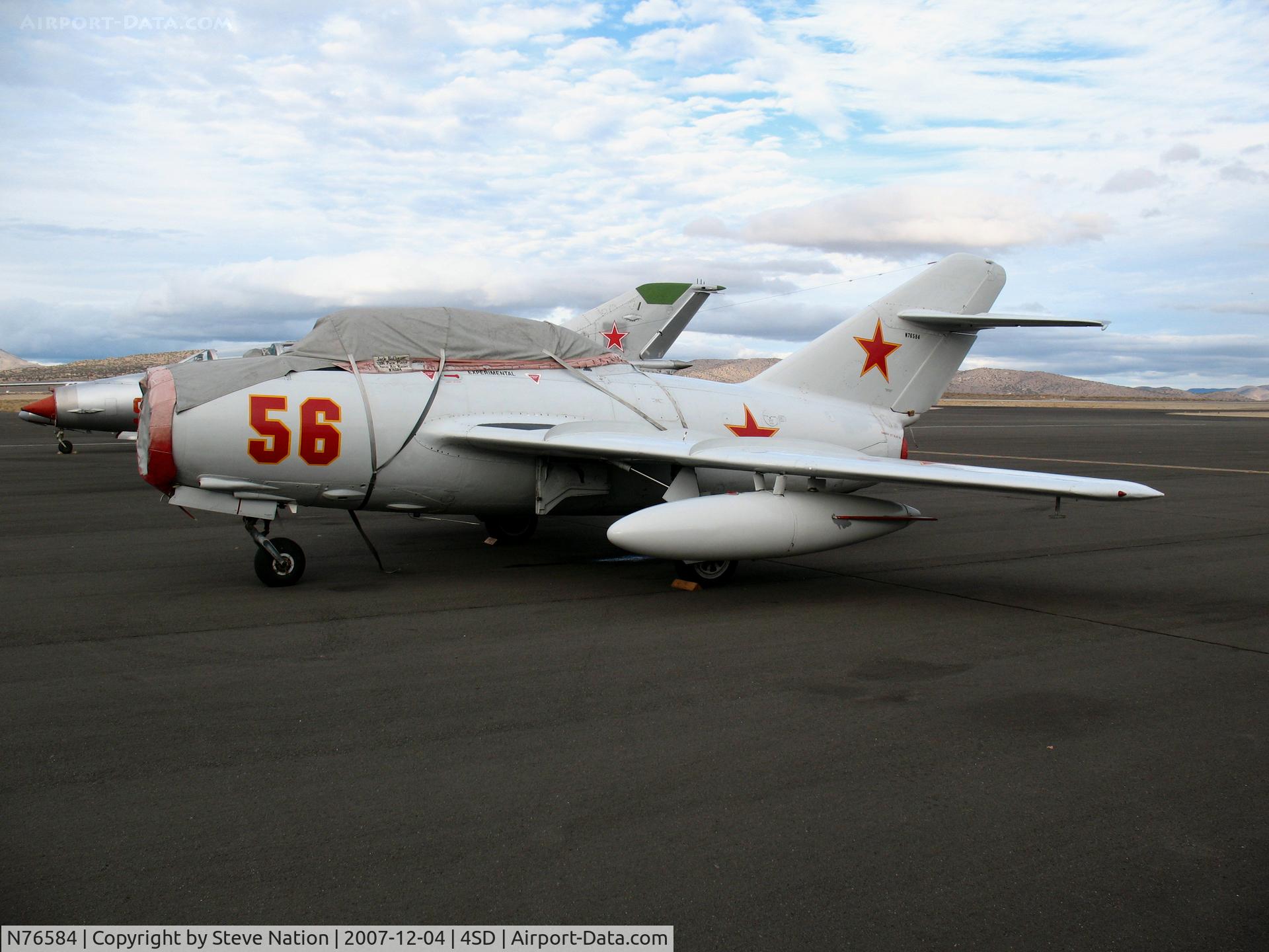 N76584, 1954 PZL-Mielec SBLim-2 (MiG-15UTI) C/N 1A07056, Tactical Air Support 1954 PZL LIM-2 (MIG-15 UTI) #56 @ Reno-Stead