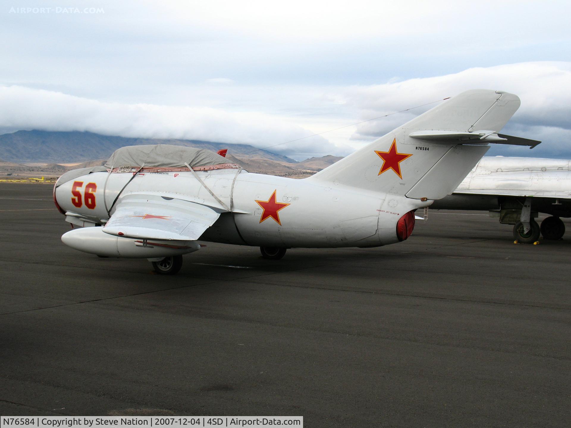 N76584, 1954 PZL-Mielec SBLim-2 (MiG-15UTI) C/N 1A07056, Tactical Air Support 1954 PZL LIM-2 (MIG-15 UTI) #56 @ Reno-Stead