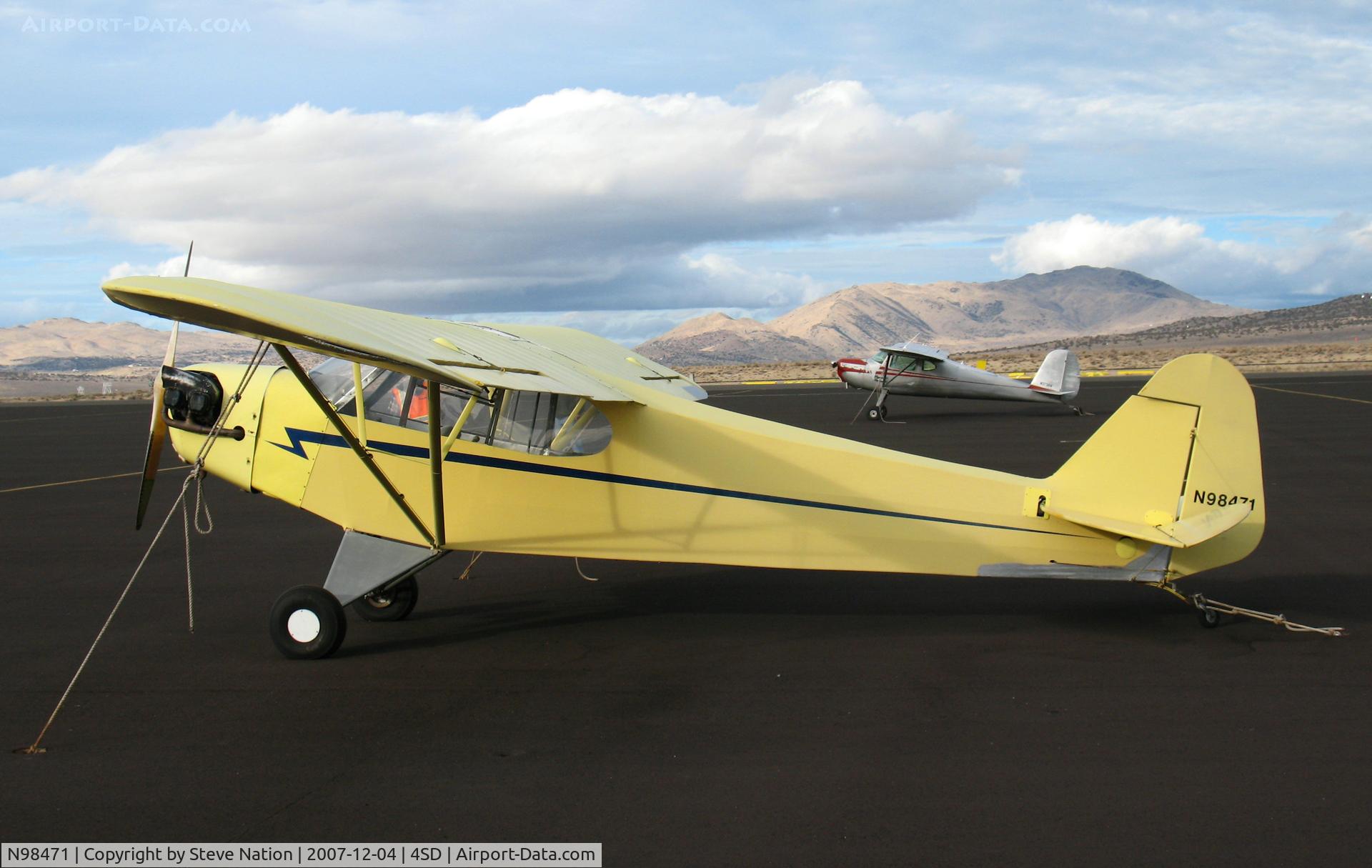 N98471, 1946 Piper J3C-65 Cub C/N 18667, 1946 Piper J3C-65 @ Reno-Stead