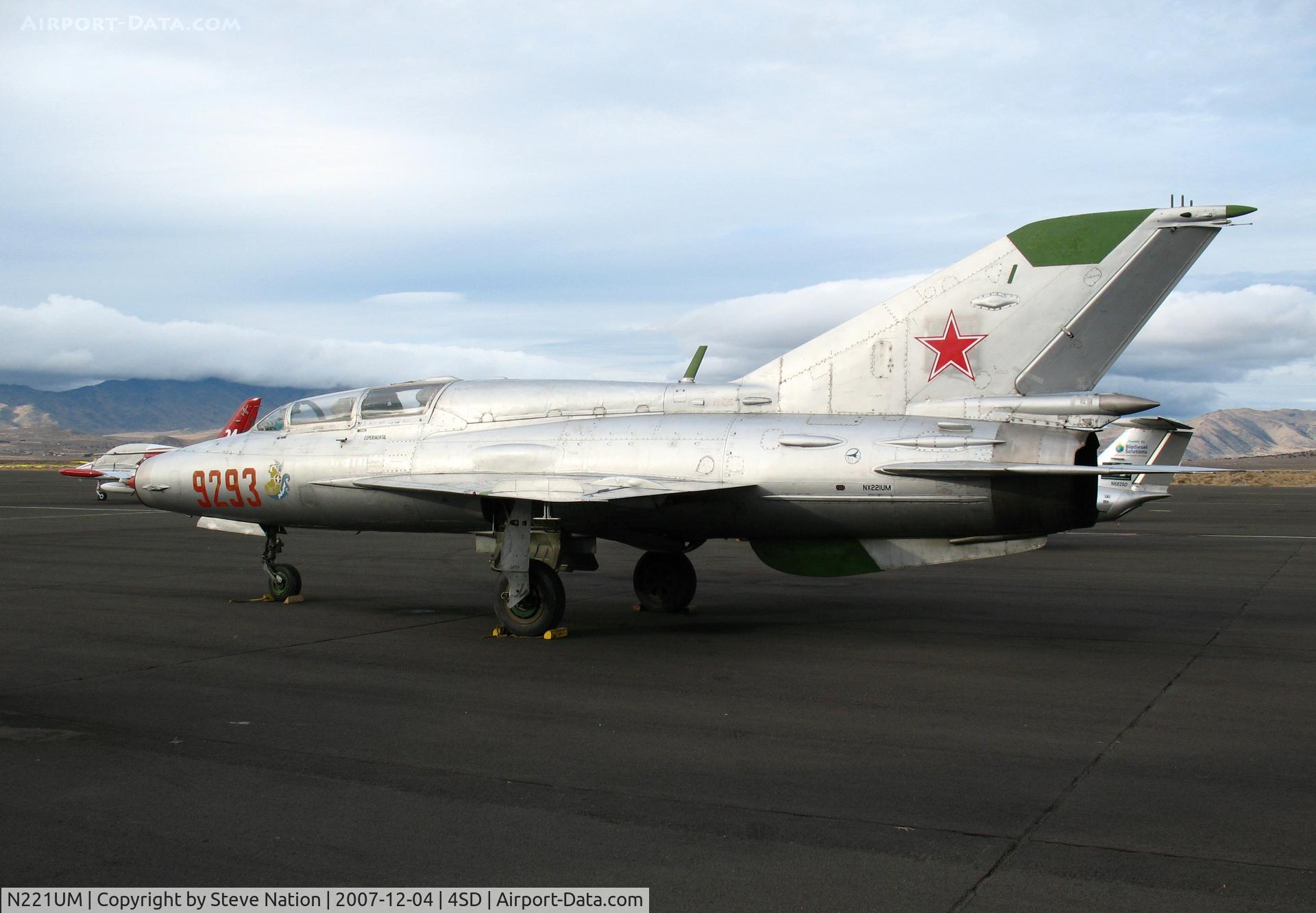 N221UM, 1983 Mikoyan-Gurevich MiG-21UM C/N 516999293, 1983 Mikoyan Gurevich MIG 21 UM #9293 as NX221UM @ Reno-Stead