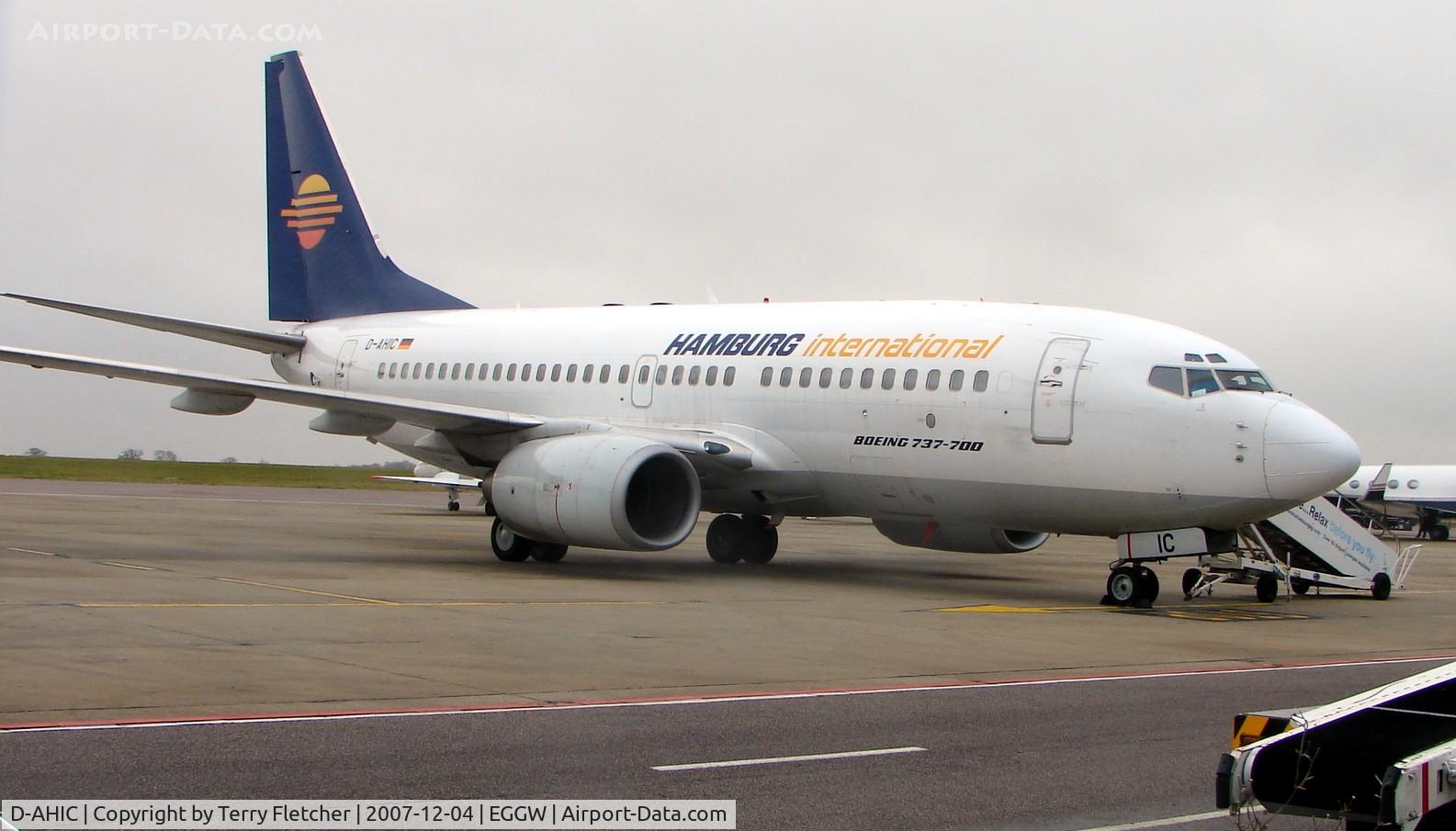D-AHIC, 2001 Boeing 737-7BK C/N 30617, Hamburg In B737 on the Harrods Aviation South Ramp