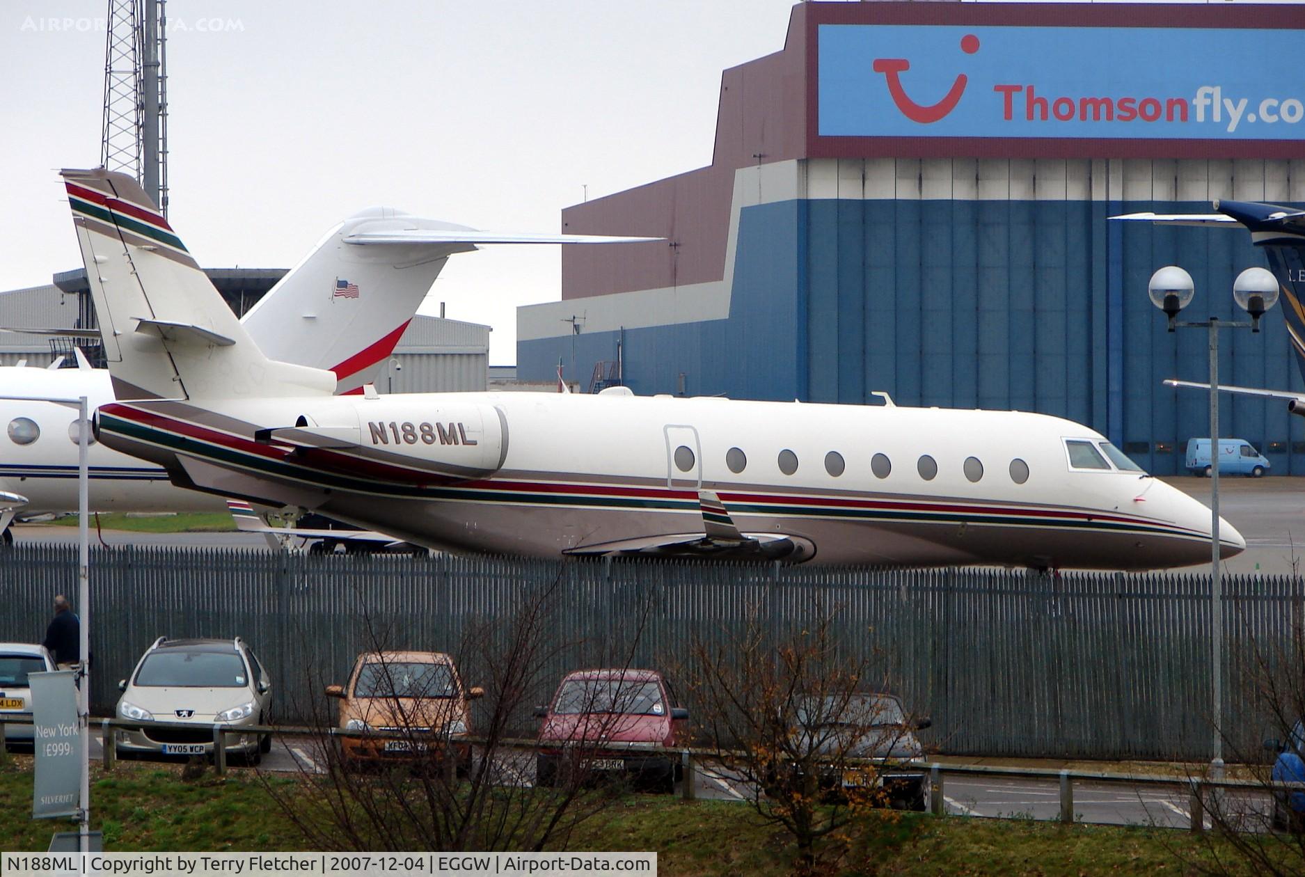 N188ML, 2000 Israel Aircraft Industries IAI-1126 Galaxy C/N 024, Galaxy at Luton