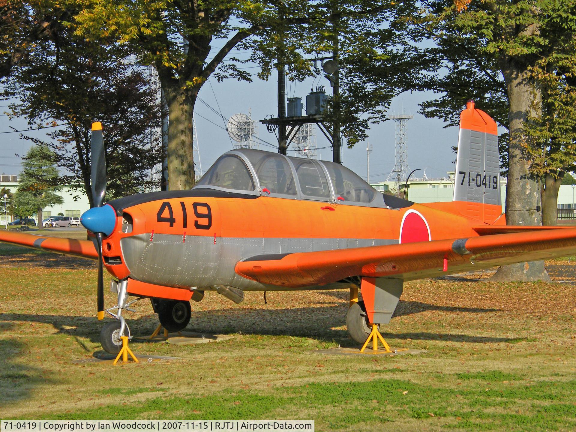 71-0419, Beech (Fuji) T-34A (B45) Mentor C/N FM-59, Fuji T-34A/Iruma Air Base Collection