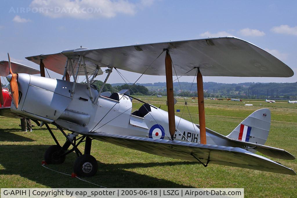 G-APIH, 1939 De Havilland DH-82A Tiger Moth II C/N 82981, Buecker Meeting at Grenchen