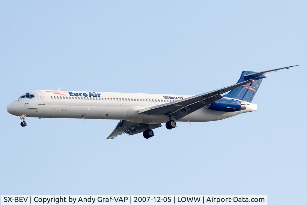 SX-BEV, 1988 McDonnell Douglas MD-83 (DC-9-83) C/N 49668, EuroAir MD80