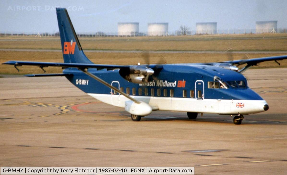 G-BMHY, 1985 Short 360-100 C/N SH.3687, British Midland started out a small airline operating aircraft as small as the SH3-60