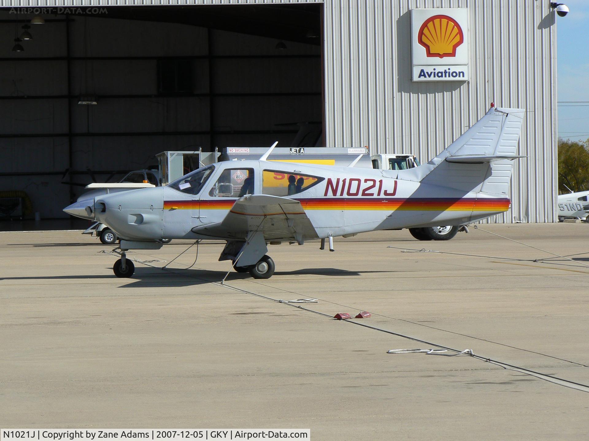 N1021J, 1972 Aero Commander 112 C/N 21, At Arlington Municipal