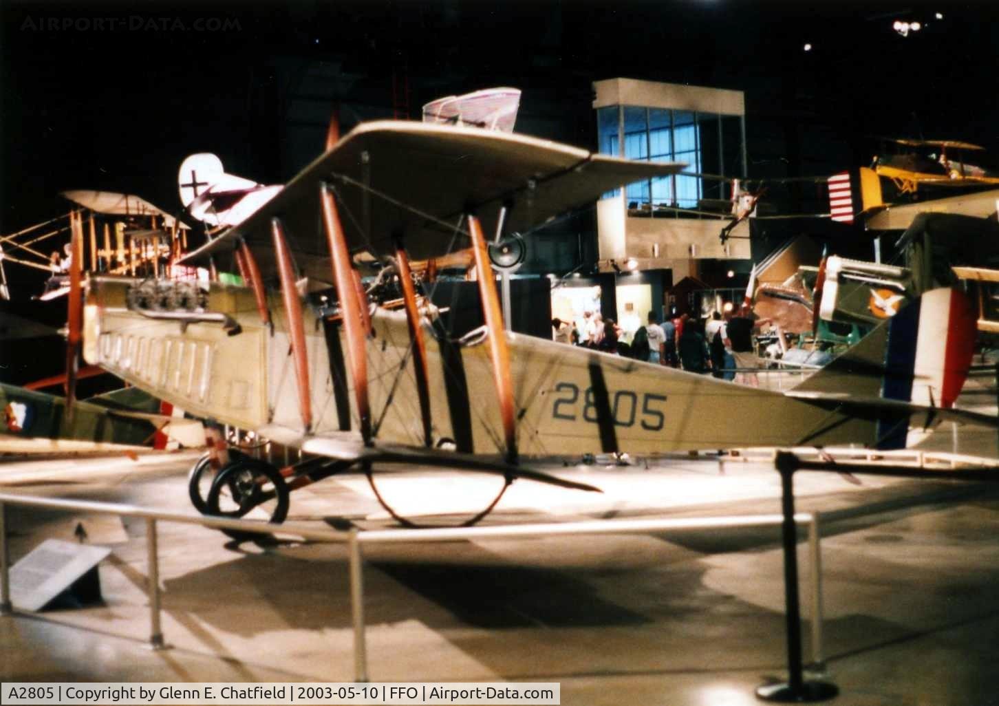 A2805, 1918 Curtiss JN-4D Jenny C/N 278, JN-4D at the National Museum of the U.S. Air Force