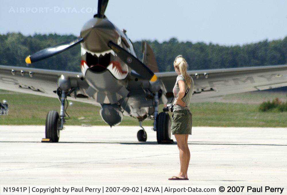 N1941P, 1941 Curtiss P-40E C/N 1025, Contemplating a classic