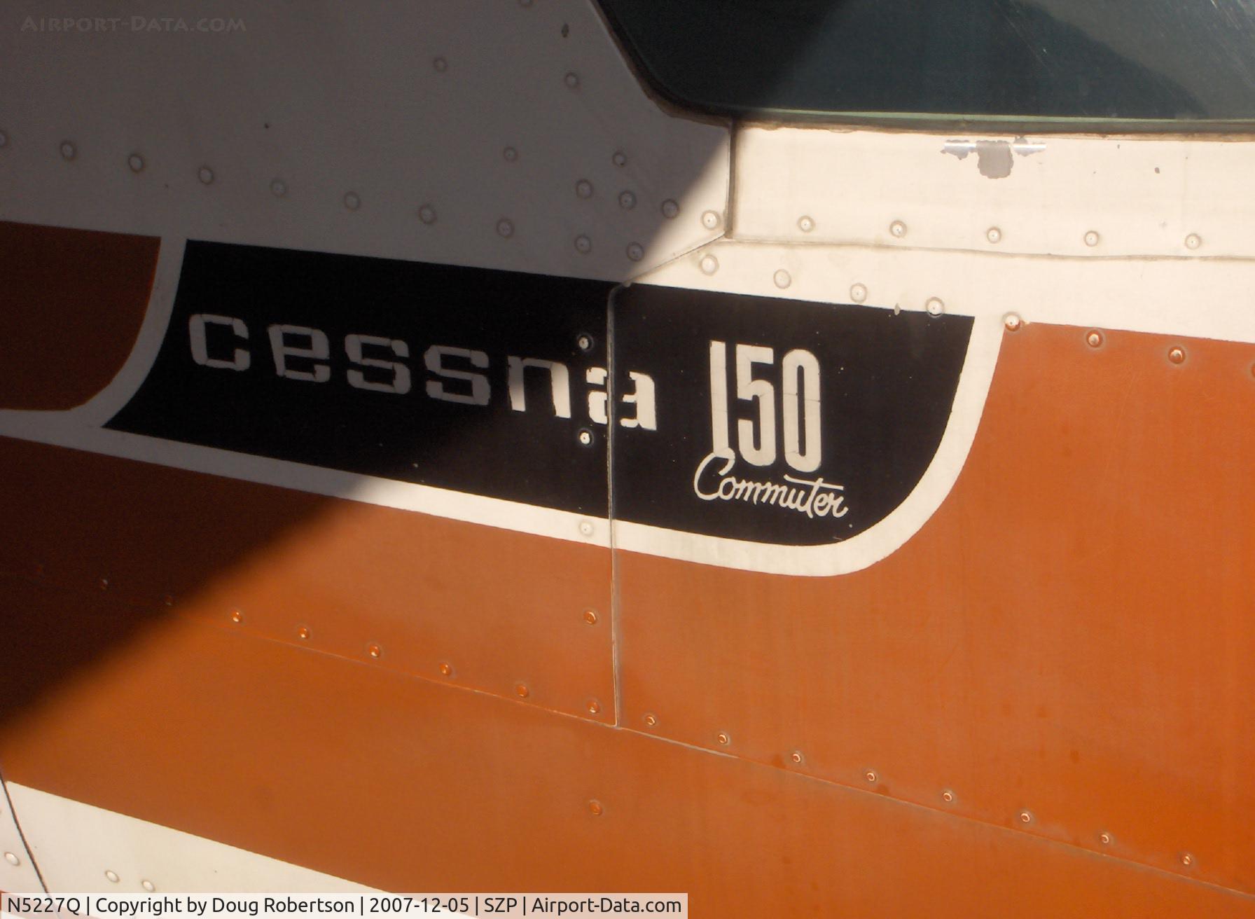 N5227Q, 1971 Cessna 150L C/N 15073127, 1971 Cessna 150L COMMUTER, Continental O-200 100 hp