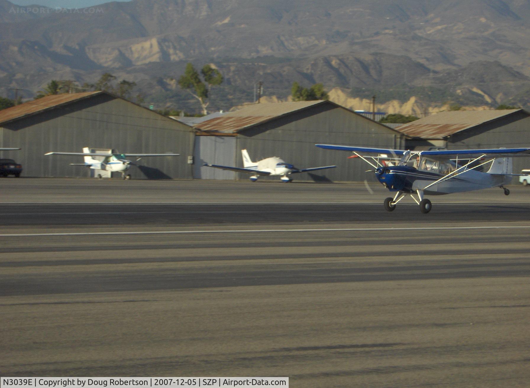 N3039E, 1946 Aeronca 7AC Champion C/N 7AC-6625, 1946 Aeronca 7AC CHAMPION, Continental O-200 100 Hp by STC, landing Rwy 22