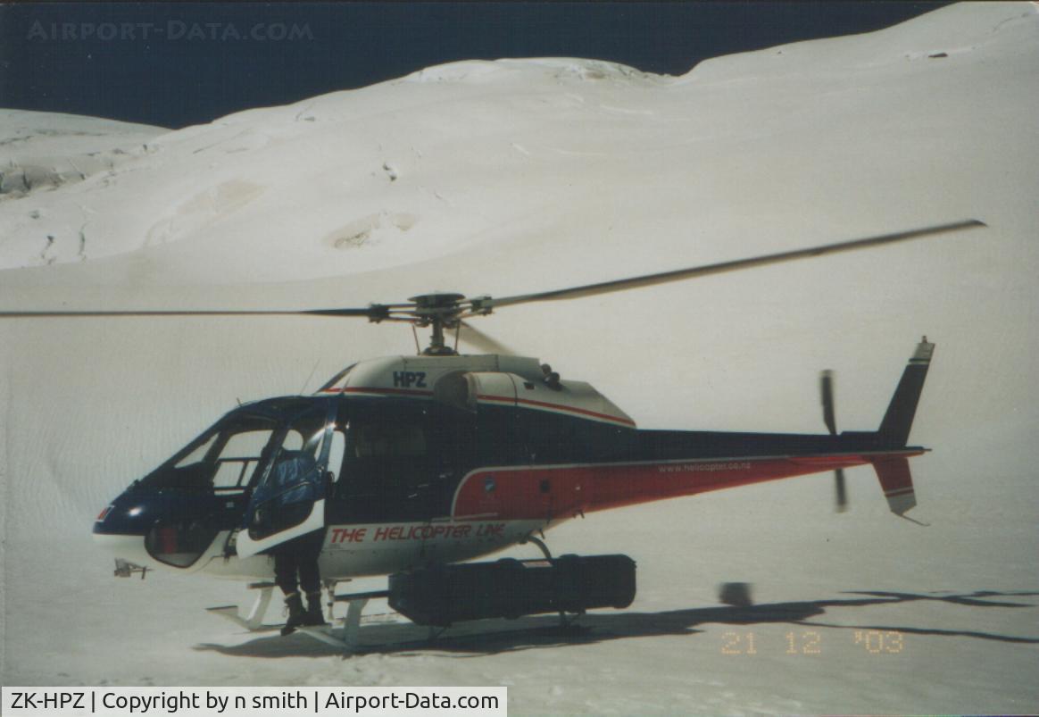 ZK-HPZ, Aerospatiale AS-355F-1 Ecureuil 2 C/N 5107, On Fox Glasier 2003