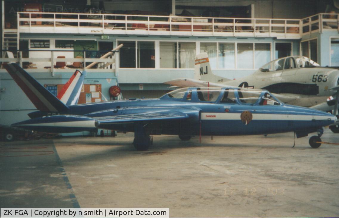 ZK-FGA, Fouga CM-170 Magister C/N 216, Ardmore 2003