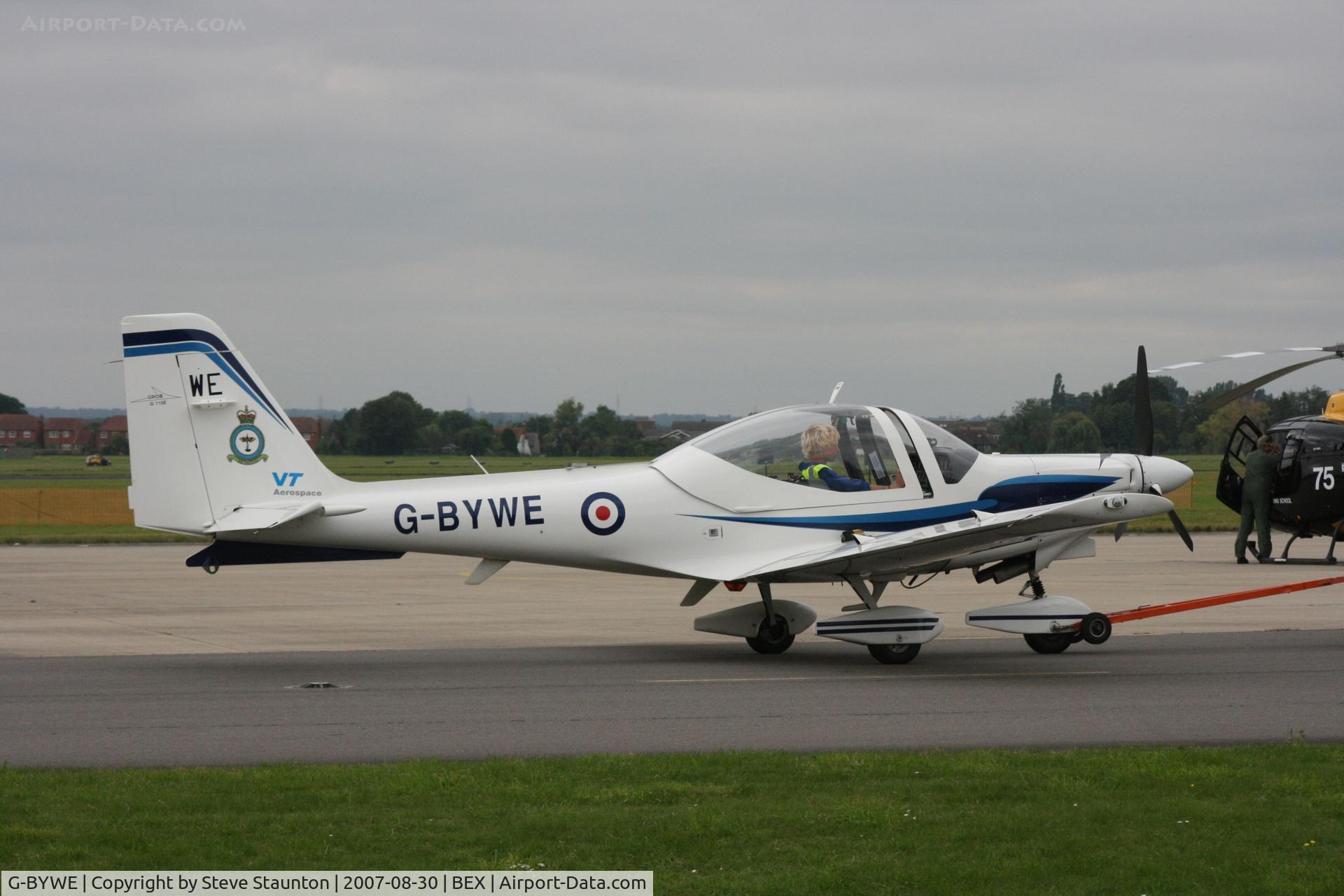G-BYWE, 2000 Grob G-115E Tutor T1 C/N 82140/E, RAF Benson Families Day, RAF Benson, Oxfordshire, England - August 2007