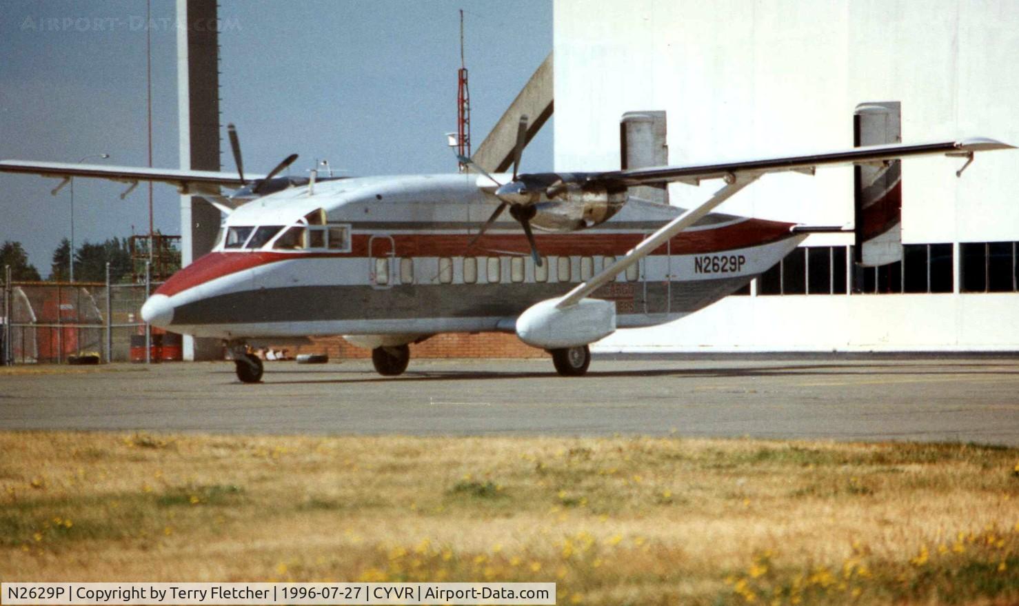 N2629P, 1981 Short SD3-30 C/N SH3079, Air Cargo Carriers SD 330 at Vancouver